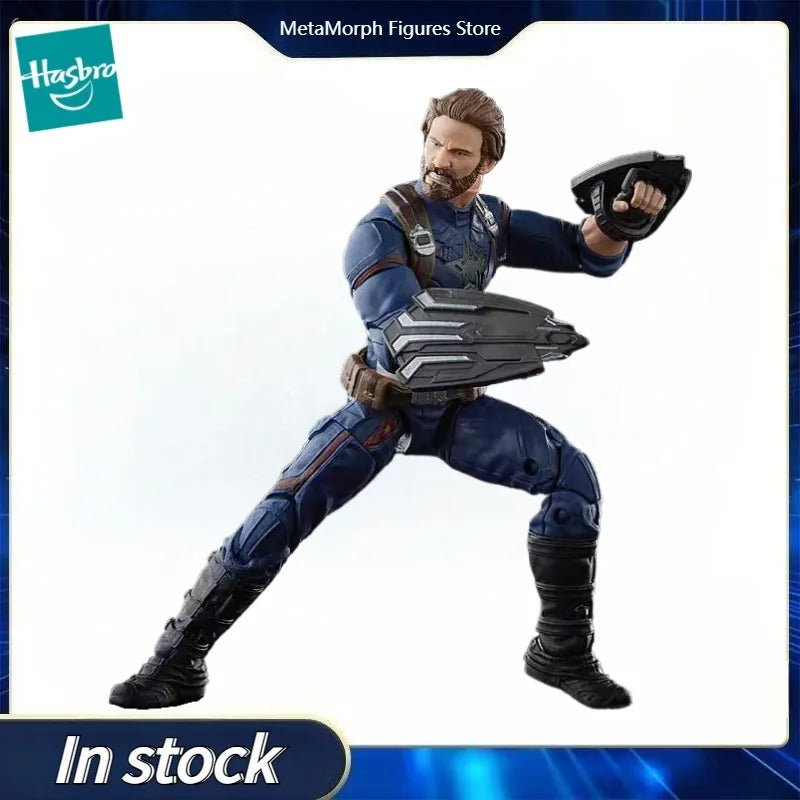 Original Hasbro Marvel Legends Series The Infinity SAGA Captain America Anime Figures Toys Collection