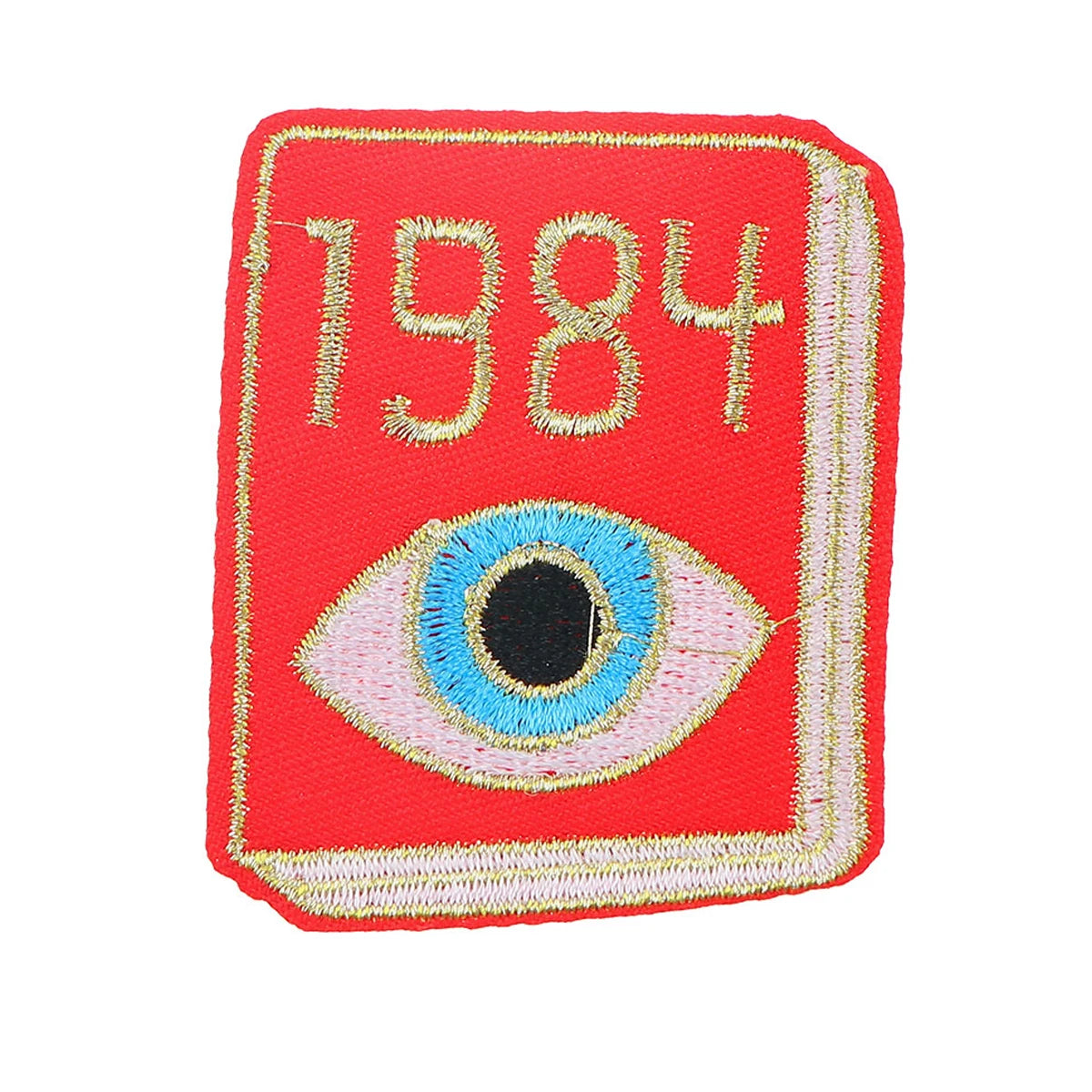 Books Patch 1984 Embroidery Patch Iron On Patches For Clothing Thermoadhesive Patches On Clothes DIY Sew Badges