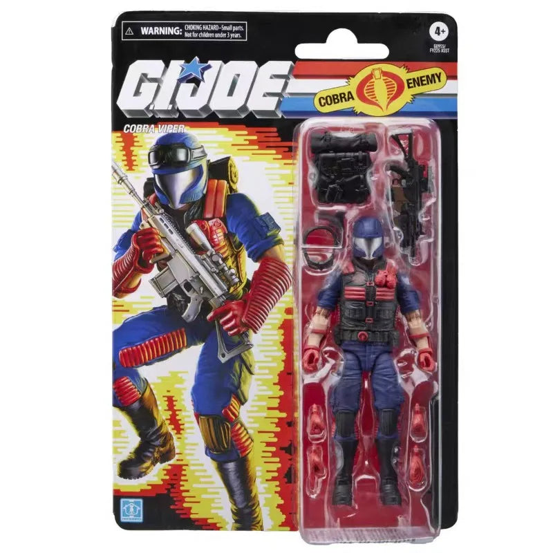 Original Hasbro G.I. Joe Classified Series Cobra Viper Anime Fiqure Toy Model Collection