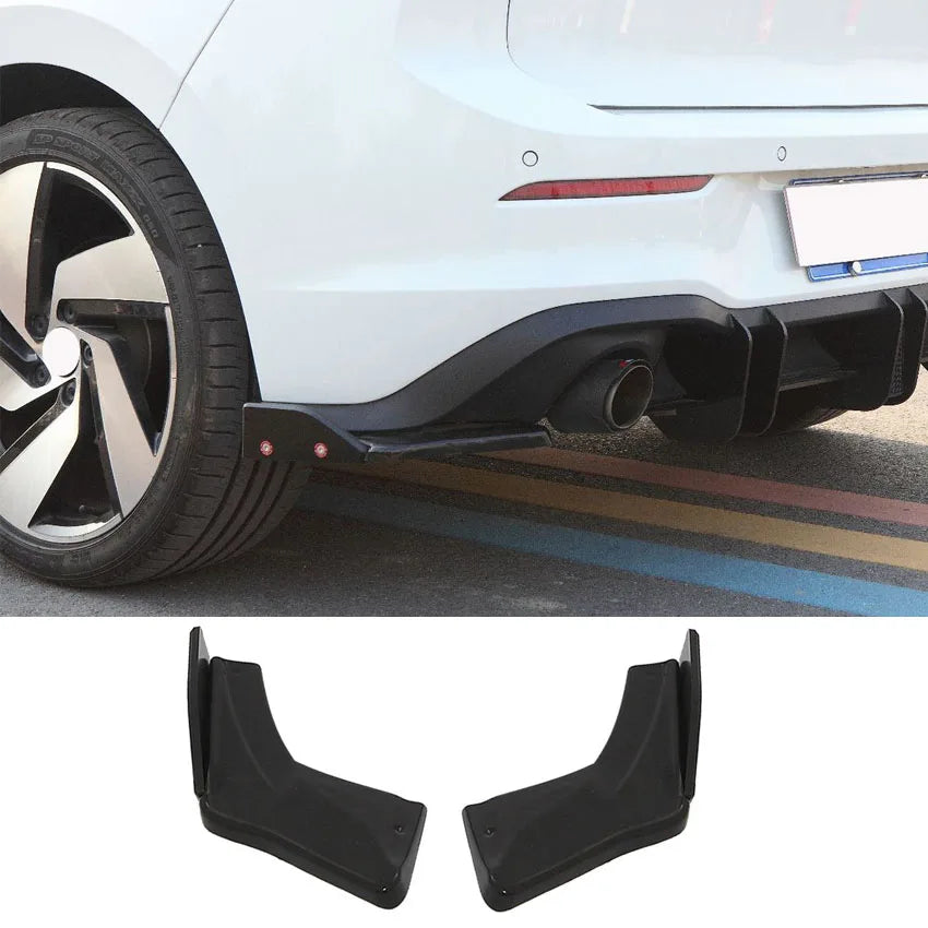 For Volkswagen Golf 8 Mk8 GTI 2020-2025 Maxton Style Rear Bumper Side Spoiler Splitter Rear Diffuser Bodykit Tuning Gloss Black
