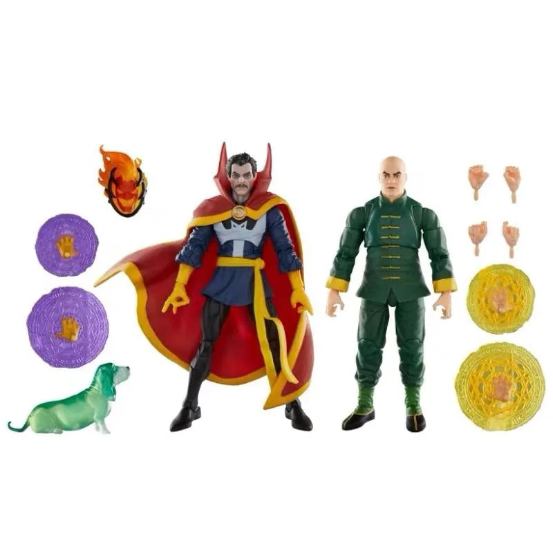 Original Hasbro Marvel Legends Series Doctor Strange Wong and Bats Action Figures Toys Model Ornaments