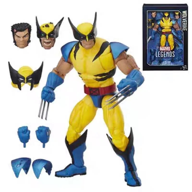 Original Hasbro Marvel Legends Series Wolverine Anime Figure Toy Model Collection