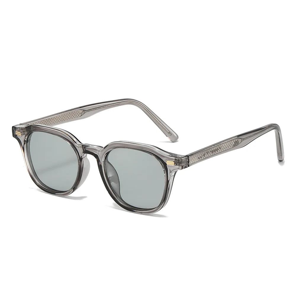 JNPCXI New Fashion Square Punk Sunglasses Men Women Luxury Brand Design Popular Gray Gradient Sun Glasses Travel Eyewear