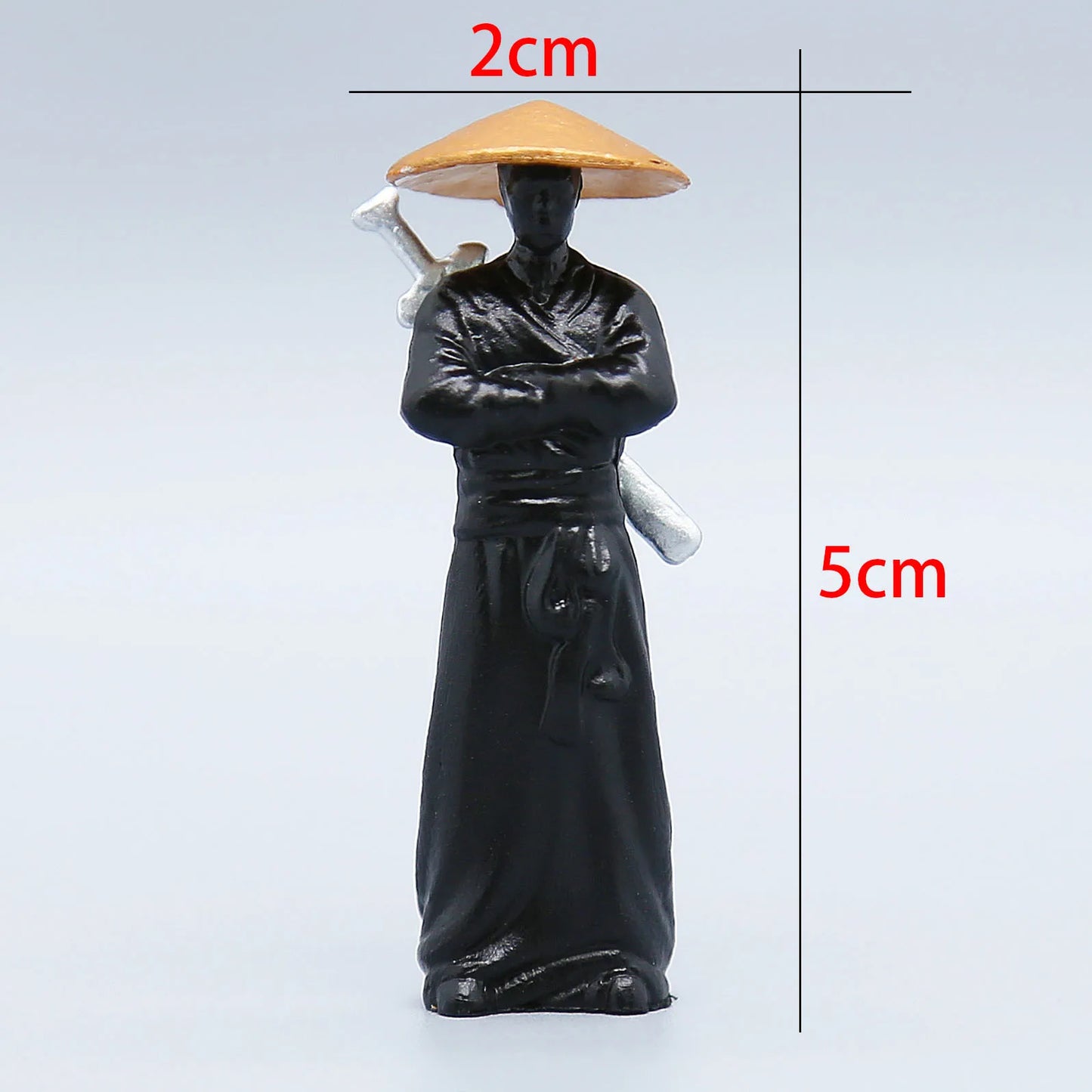 Swordsman Statue Car Dashboard Decoration Chinese Style Retro Mininature Figures