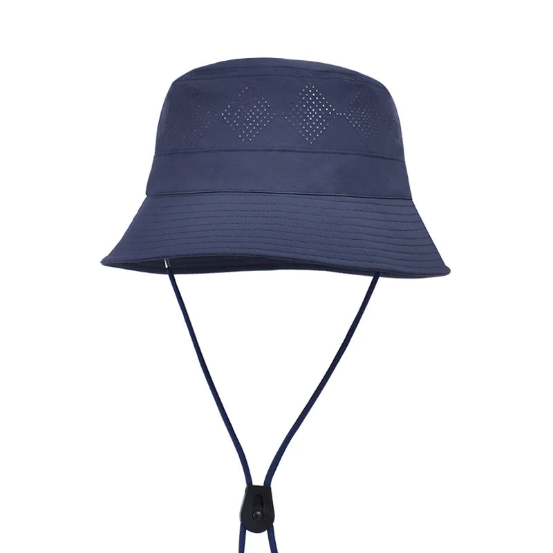 9263New quick-drying waterproof hat outdoor mountaineering fishing sunshade hat breathable small eared solid color fisherman