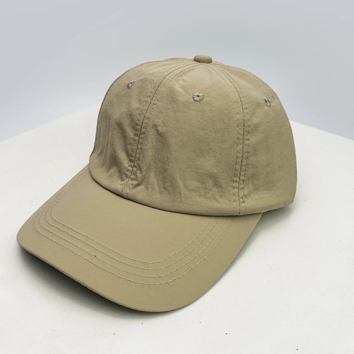 New Unisex Solid Quick Drying Sports Baseball Hats Breathable Outdoor Sunshade Simple Peaked Caps Versatile Fashion Street ins