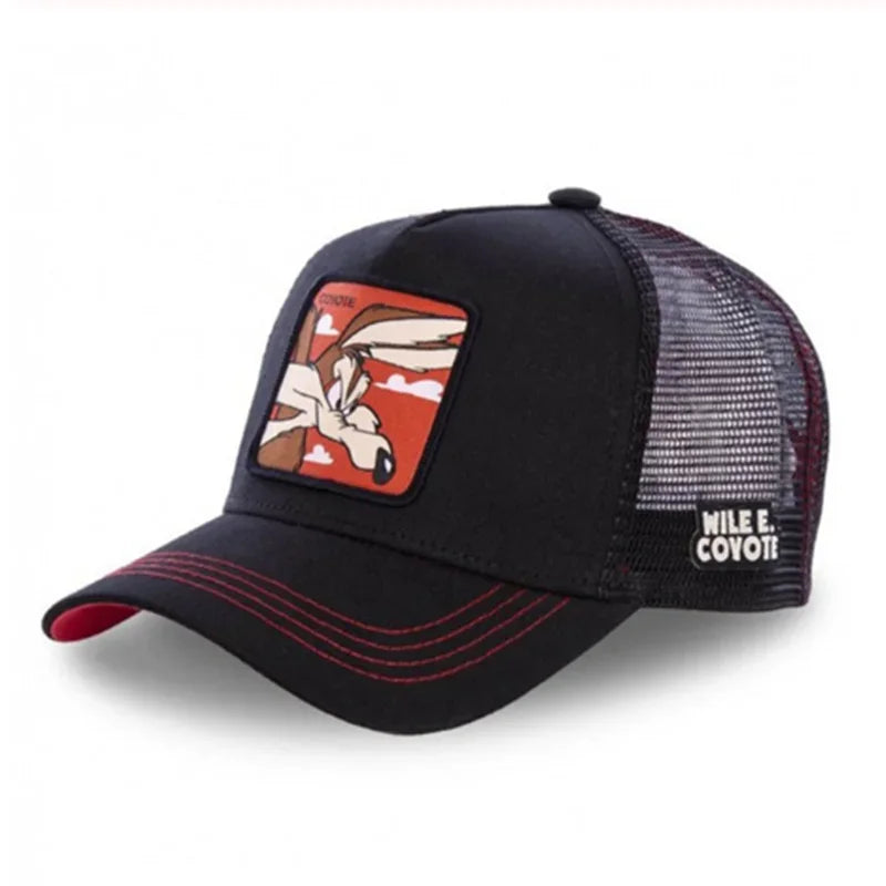 High Quality Brand Anime Cartoon Snapback Cotton Baseball Cap Men Dad Mesh Hats