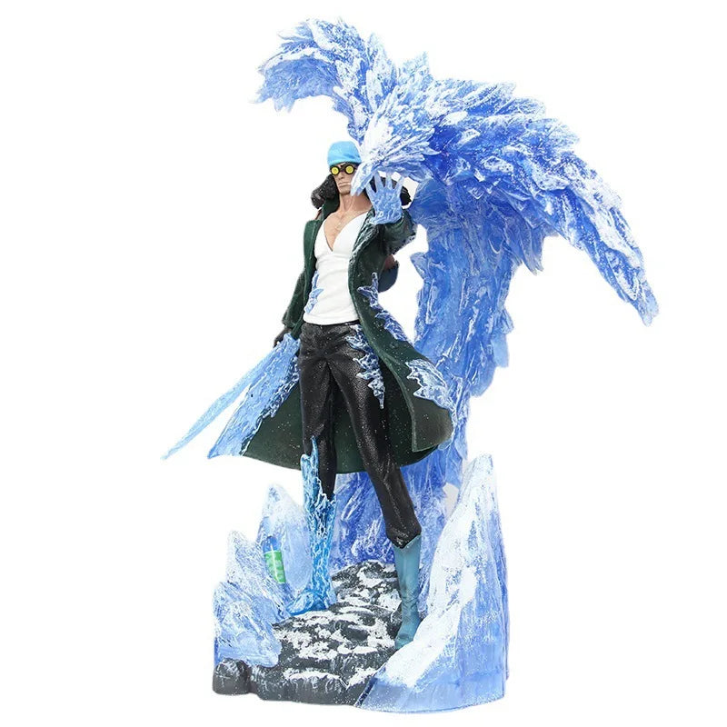 15.4" One Piece Kuzan Standing Position Big Player Anime Figure Model Collection