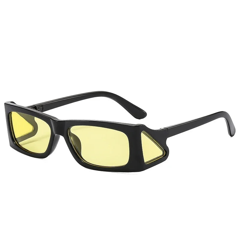 JNPCXI Fashion Unique Small Square Sunglasses Women Retro Brand Designer Men Trending Punk Sun Glasses UV400