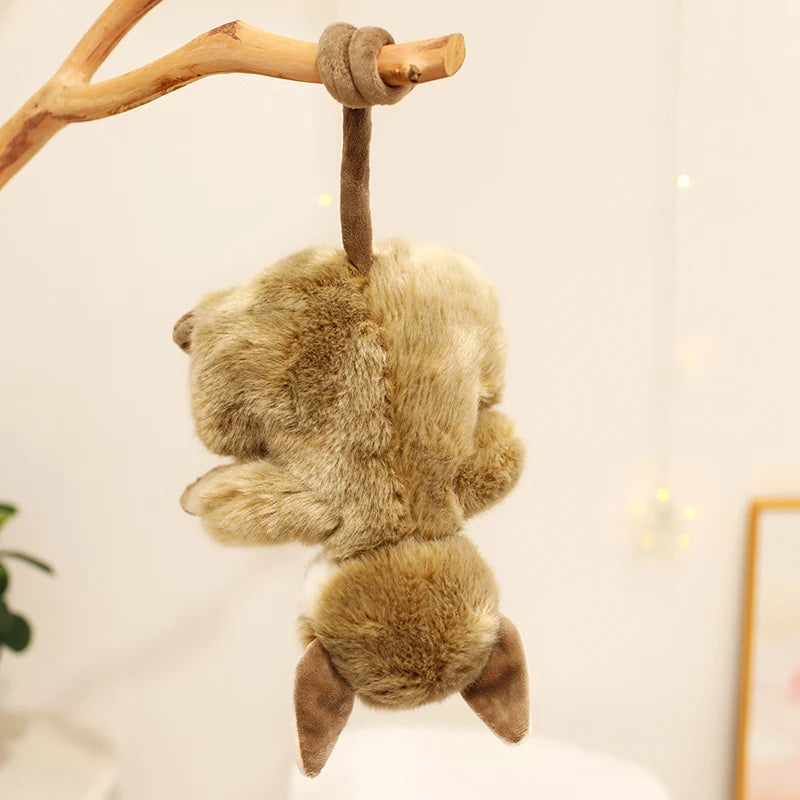 Simulation Wild Lemur Plush Toys Lovely Stuffed Animals Soft Realistic Monkey Plushies Doll Baby Accompany Pillow for Kids Gifts