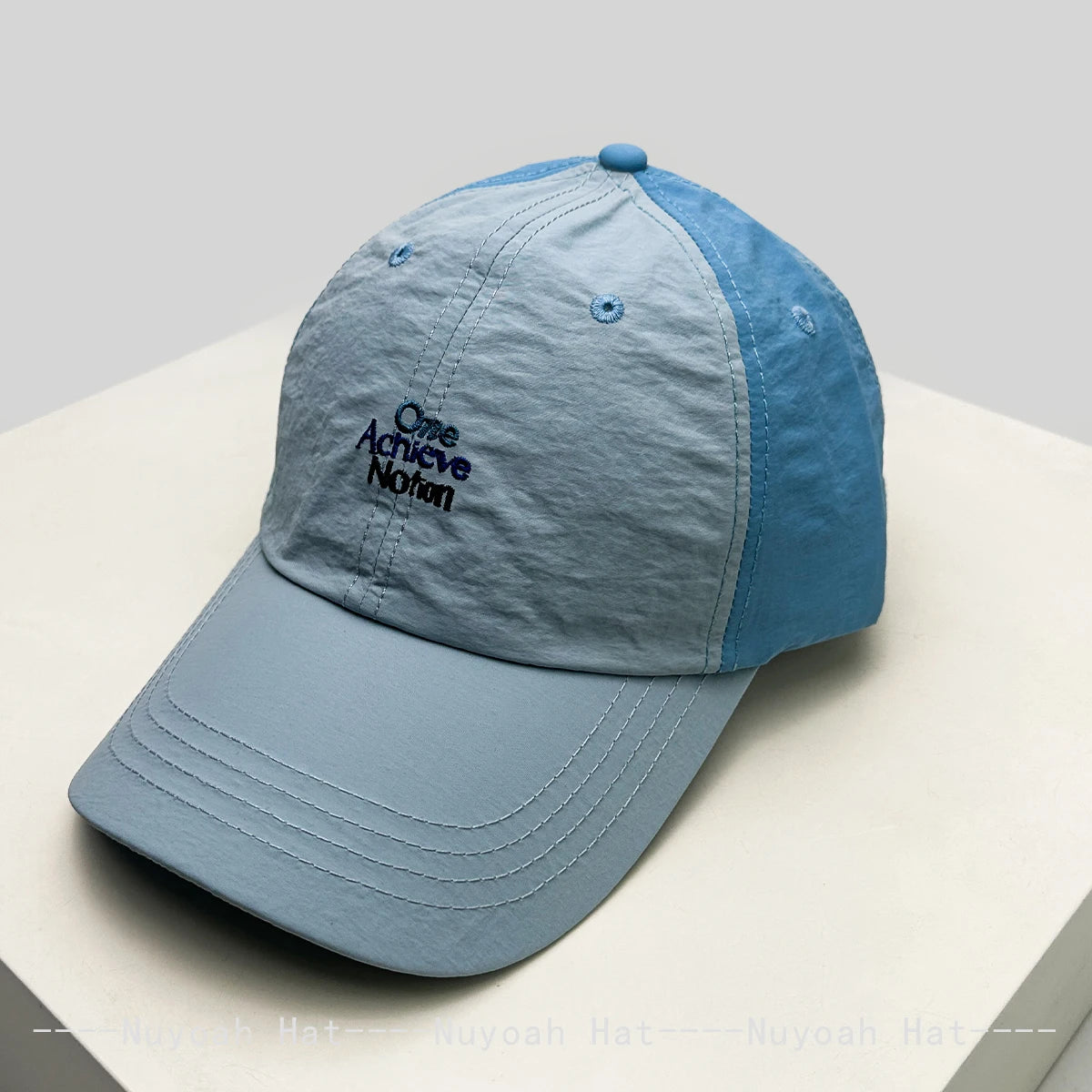 New Men Women Quick-dry Color Block Embroidered Letters Baseball Hats Sunshade Outdoor Versatile Travel Peaked Caps Fashion ins