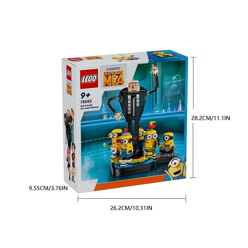 75582pcs LEGO Despicable Me 4 building blocks assemble Gru and Minions Toys