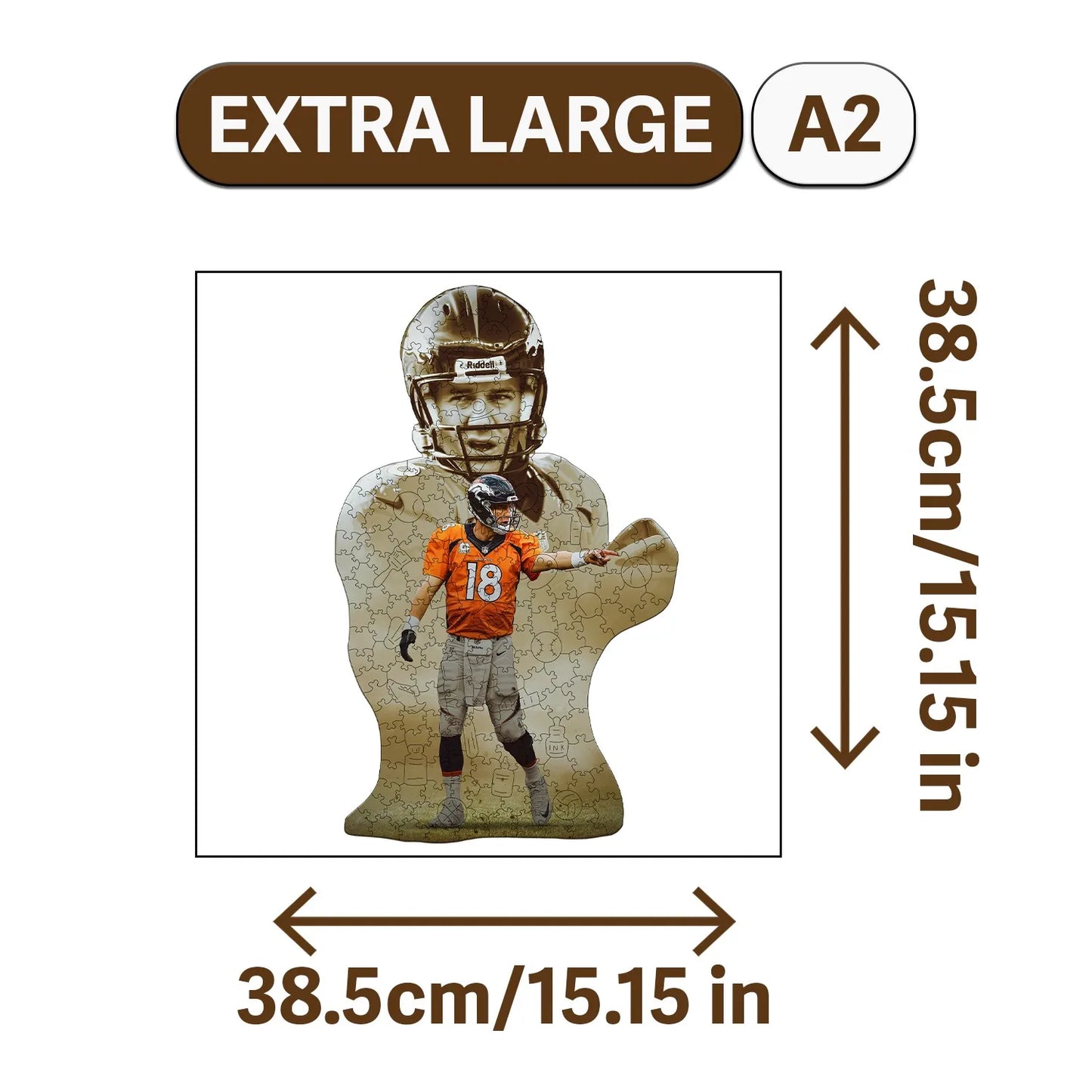 Baseball Genius Wooden Jigsaw Puzzle Wood Home Decor Painting Christmas and Halloween Gift Toy for Teen and Kid