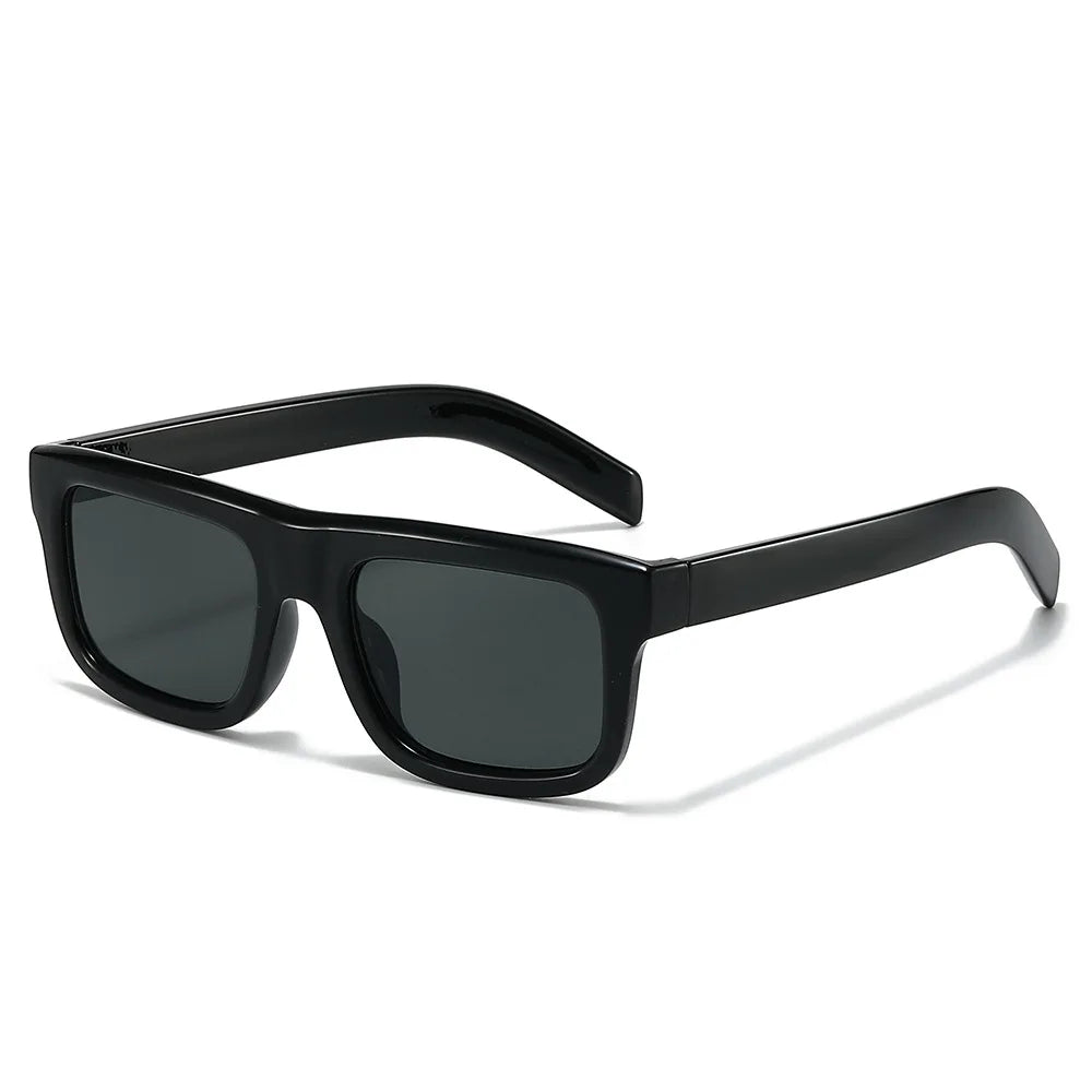 JNPCXI New Square Sunglasses Women Fashion Black Orange Gradient Shades UV400 Retro Men Sun Glasses