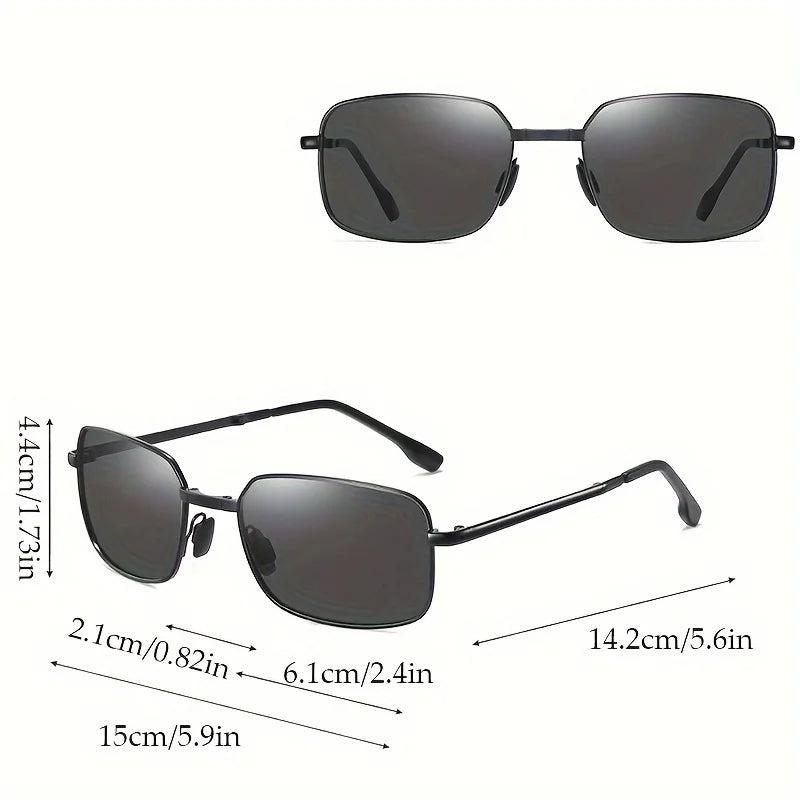 Men's New Metal Folding Fashion Glasses High-end Decorative Glasses Women's Fashion Glasses