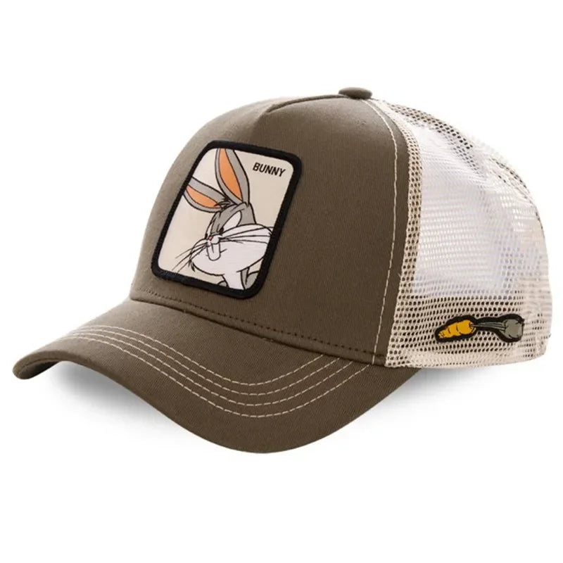 High Quality Brand Anime Cartoon Snapback Cotton Baseball Cap Men Dad Mesh Hats