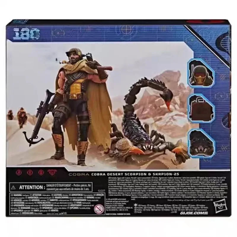 Original Hasbro G.I. Joe Classified Series 180 Cobra Desert Scorpion & Skrp10n-25 Anime Figure Toy Model Collection