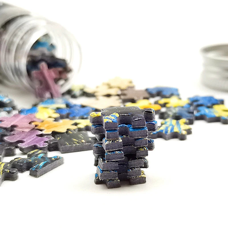 150PCS Mini Test Tube Jigsaw Puzzles for Adults Decompression Toy Fridget Puzzle Game Family Decoration Educational Toys