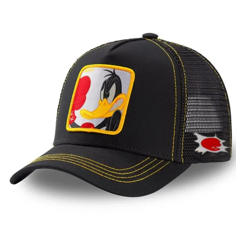 High Quality Brand Anime Cartoon Snapback Cotton Baseball Cap Men Dad Mesh Hats