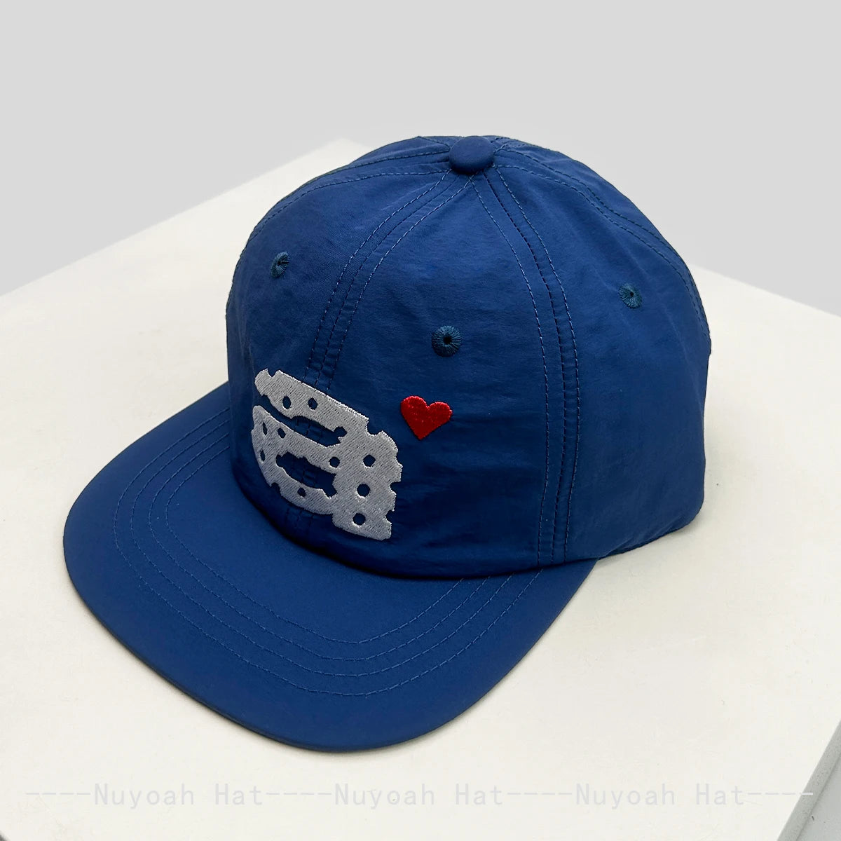 New Men Women Korean Embroidered a Letter Love Baseball Hats Sunshade Flat Eave Personal Quick-dry Peaked Caps Versatile Casual