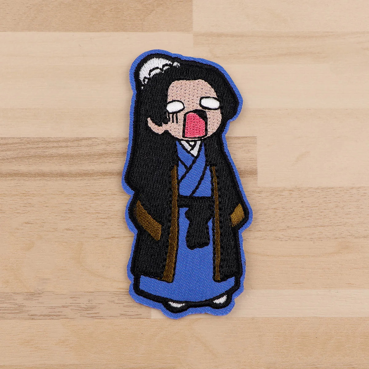 Funny Anime Boy Iron On Patch Clothes Patch For Clothing Cartoon Embroidered Patch Garment Apparel Accessories Sewing Stickers