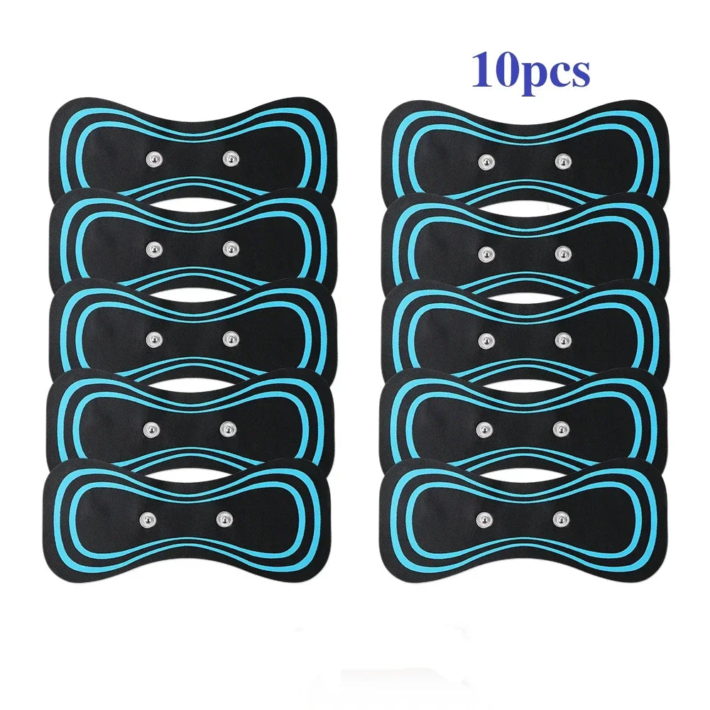 5/10pcs Cervical Massage Pad Mini Neck Cervical Massage Stimulator Self-Adhesive