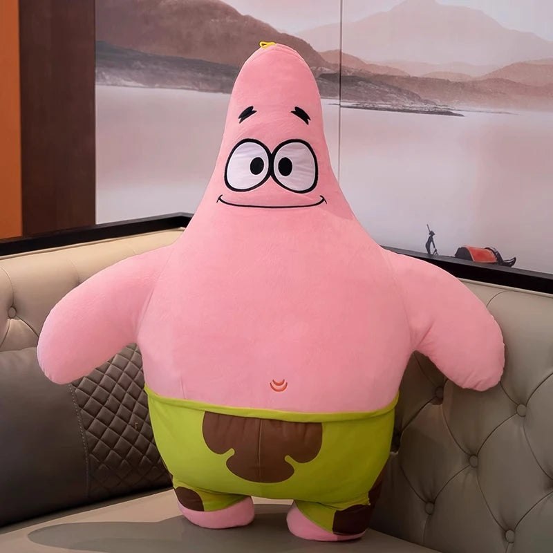 Big Size Cute SpongeBob Patrick Star Cushion Very Soft Hug Cartoon Anime Pillow
