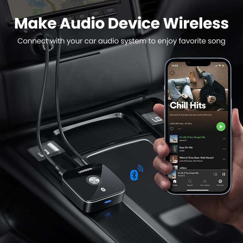 【RU special】 UGREEN RCA Bluetooth aptX HD For Speaker Earphones Adapter