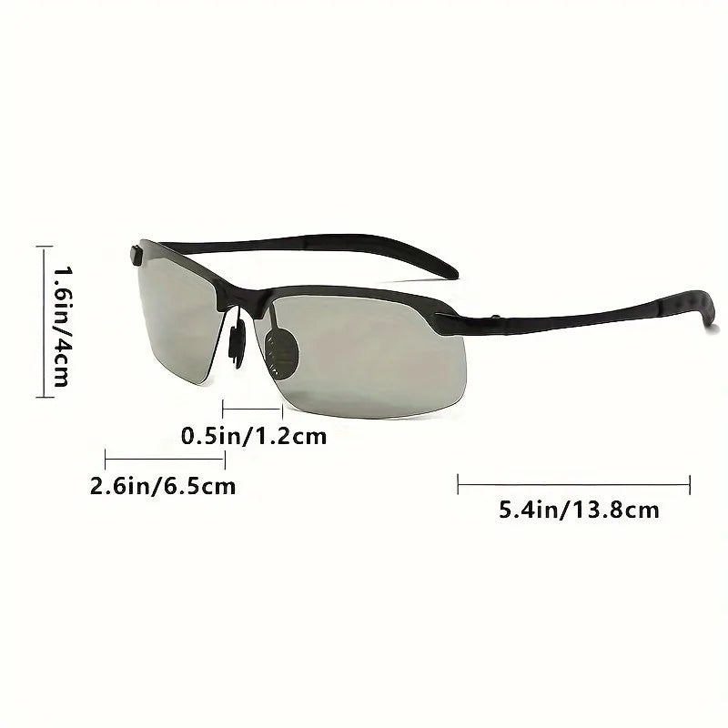 Polarized Light Conversion Glasses UV400 Sport Day and Night Driving Glasses Ultra Light Riding Glasses and Goggles