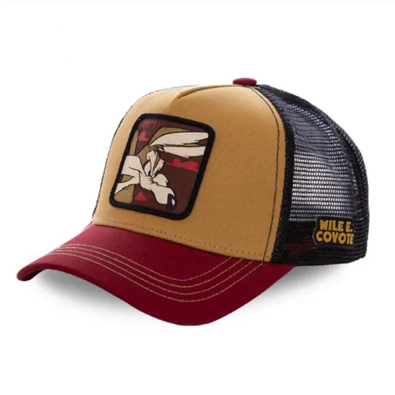 High Quality Brand Anime Cartoon Snapback Cotton Baseball Cap Men Dad Mesh Hats