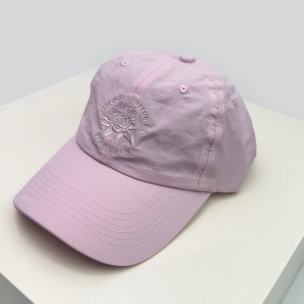 New Unisex Quick Drying Letter Rose Embroidery Baseball Hats Sunshade Outdoor Breathable Korean Peaked Caps Versatile Fashion