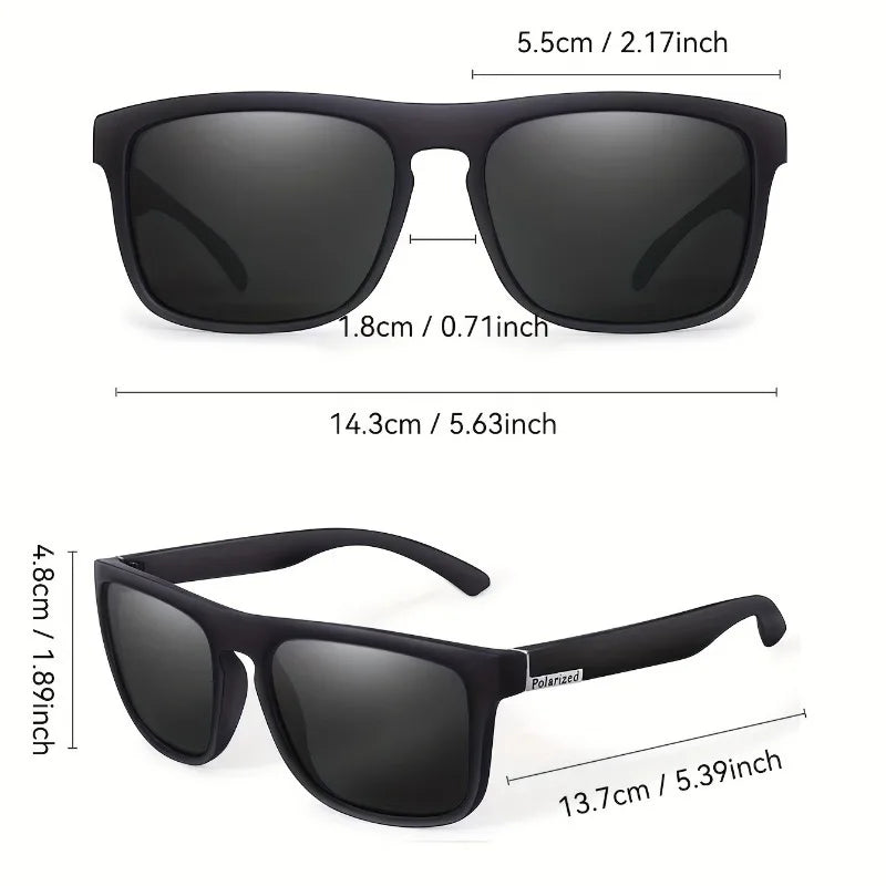 1 Pair of High-Quality Retro Men's TAC Lens Fashion Glasses, Suitable for Daily Dressing