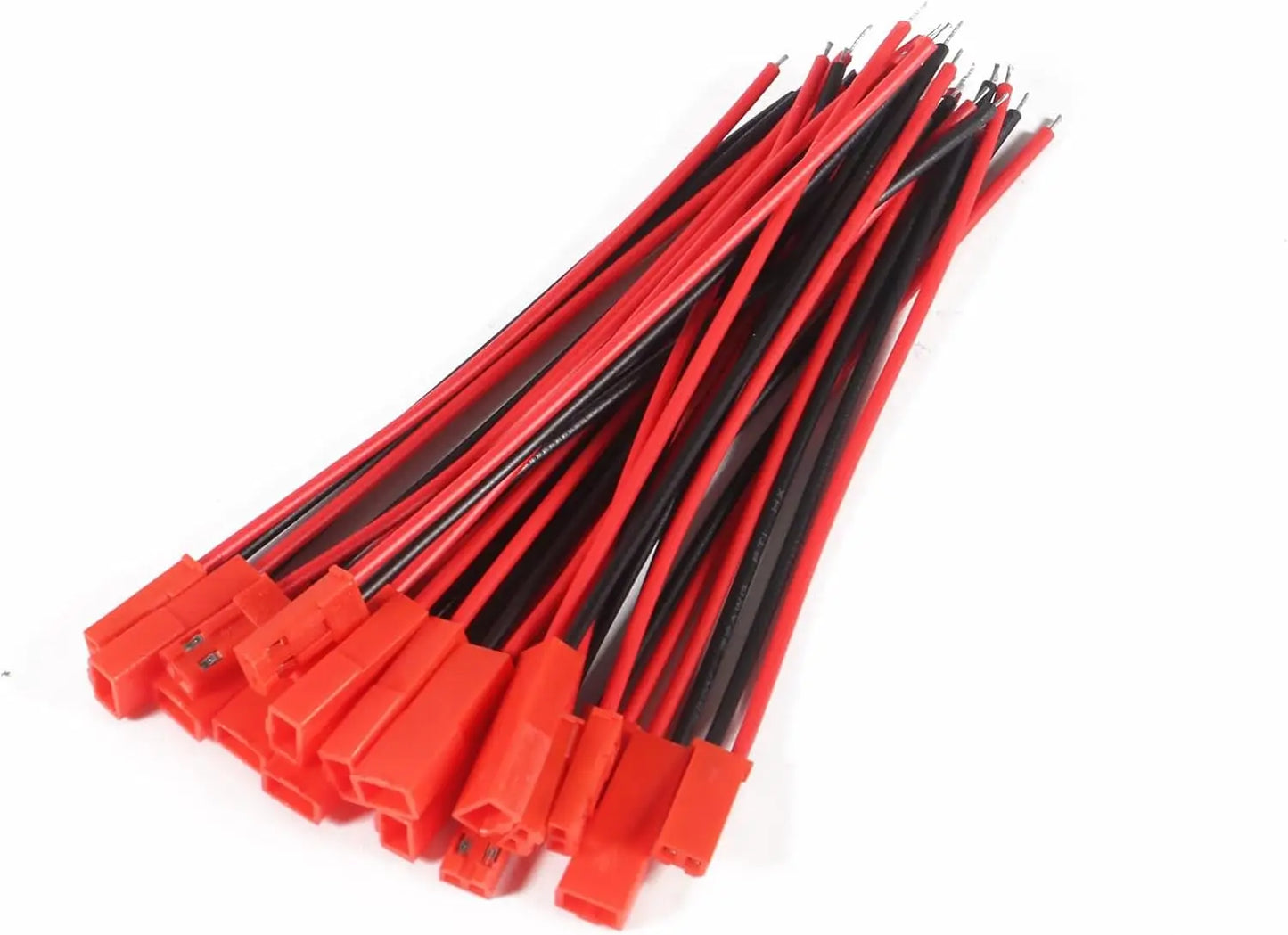 20 Pairs JST Plug Connector 2 Pin Male Female Plug Connector Cable Wire for LED Lamp Strip RC Toys Battery