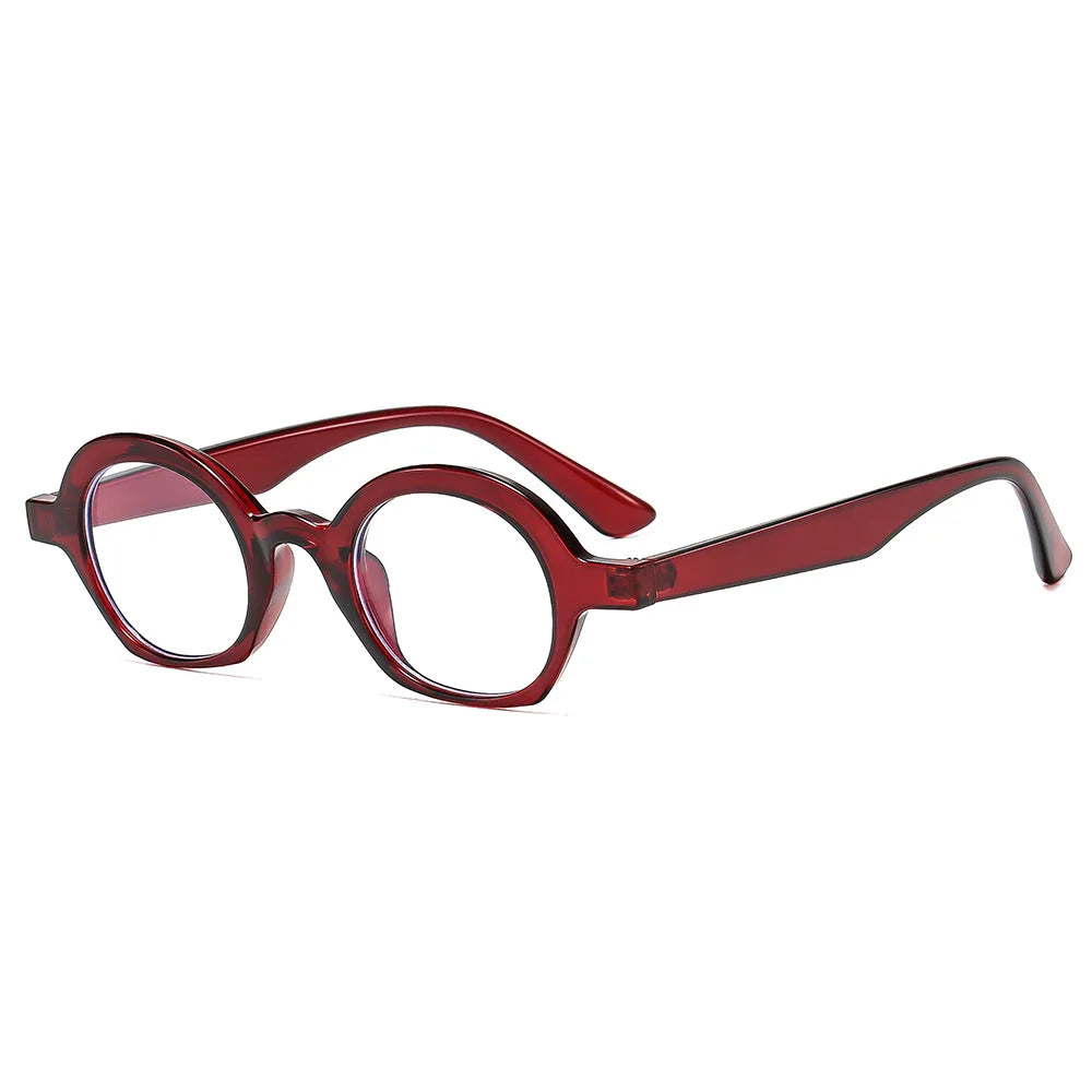 JNPCXI New Fashion Round Glasses Frame Women Clear Anti Blue Light Eyewear Vintage Men Optical Frame Prescription Glasses