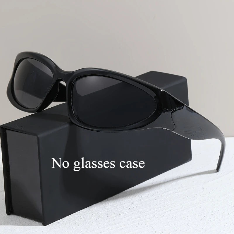 Cyberpunk Futuristic Fashion Glasses Tinted Lenses for Street Fashion Festive Events Unisex Men Women Festival Gear Edgy Style