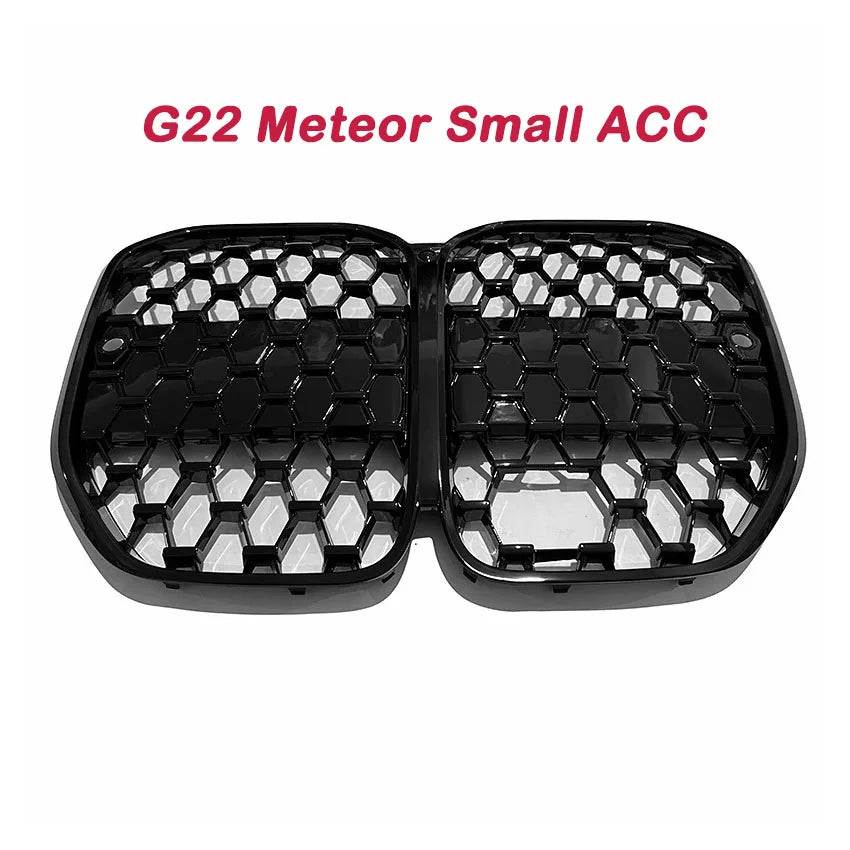 ACC Auto Racing Grid For BMW 4 Series G22 G23 Coupe 2 Doors 425i 430i M440i 2021-2024 Car Front Bumper Grille CS Style Black