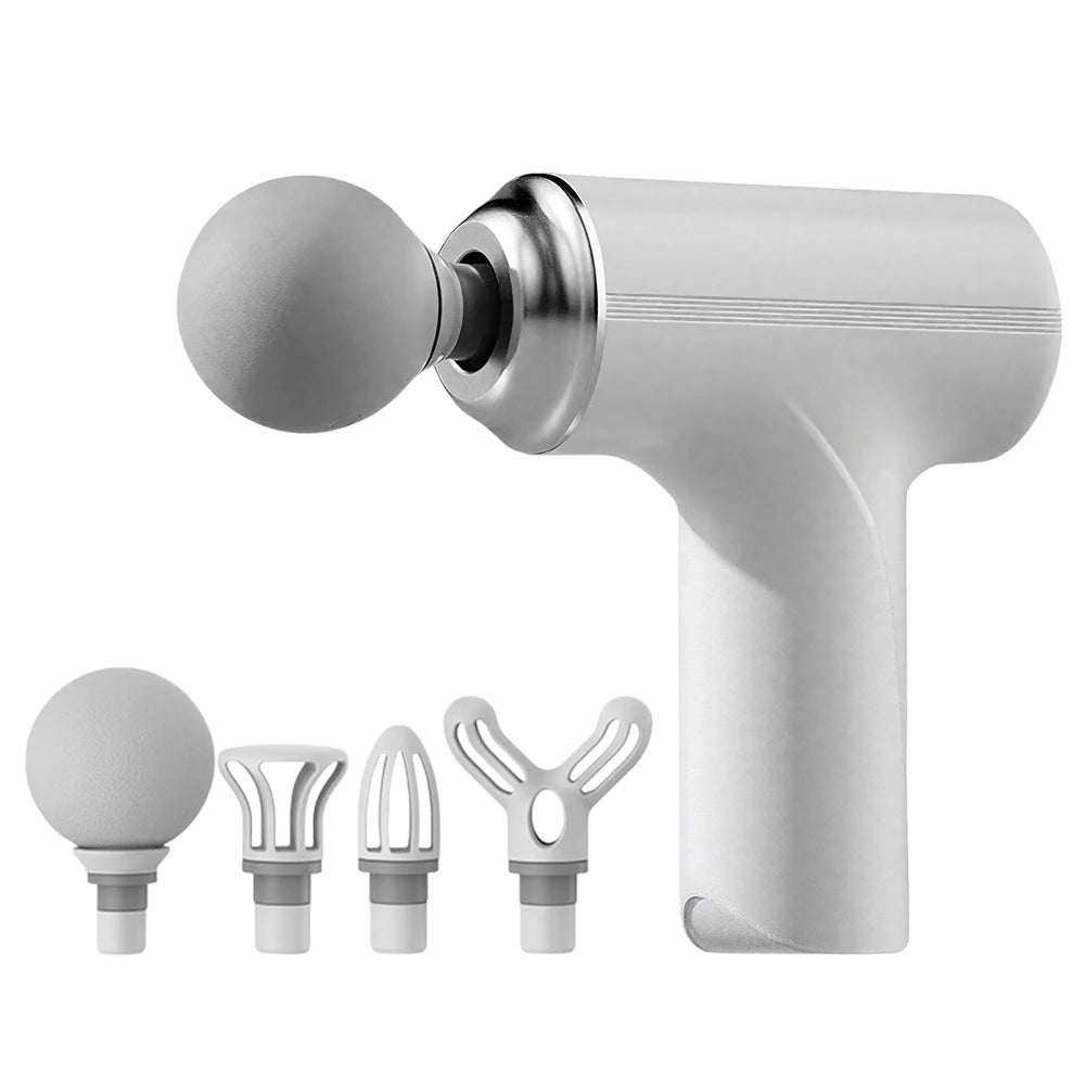 USB Portable Electric Massage Gun Mini Fascia Gun High Frequency Vibration Body Massage Gun Muscle Relaxation Fascia masajeador