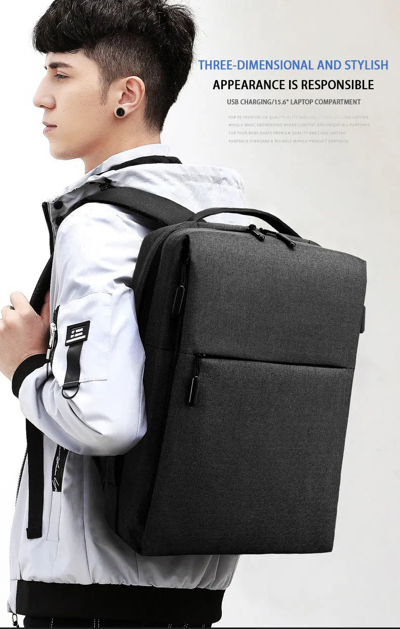SWISS City Travel Backpack Business Bag School USB Laptop Waterproof Backpack