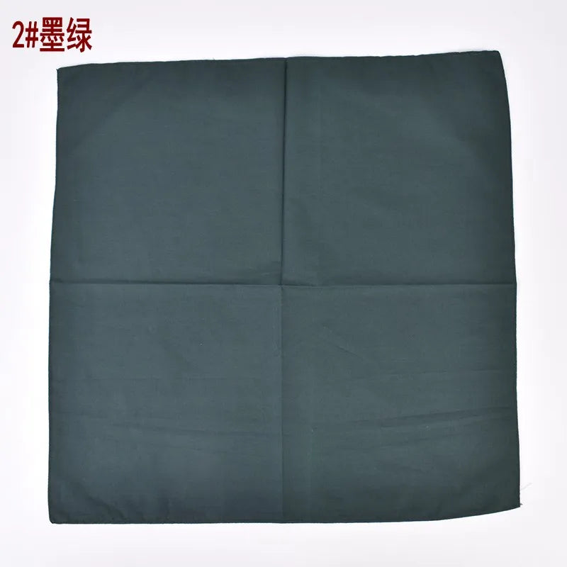 New Fashion Retro Polyester Solid Color Hip Hop Street Dance Headband Multifunctional Cycling Mask 53 Small Square Scarf