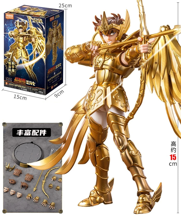 Original BLOKEES Saint Seiya Sagittarius Pegasus Aiolos Pegasus Action Figures