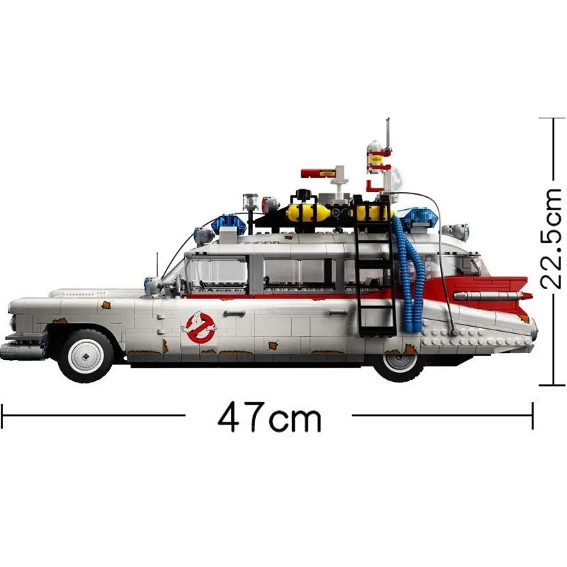 2352 Pieces ECTO-1 Creative Car Assembly Compatible with 10274 Building Blocks