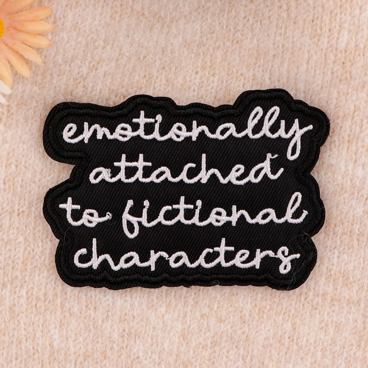 Funny Quotes Embroidered Patches For Clothing Thermoadhesive DIY Jackets Iron on Patches For Clothes Letters Sew Stickers