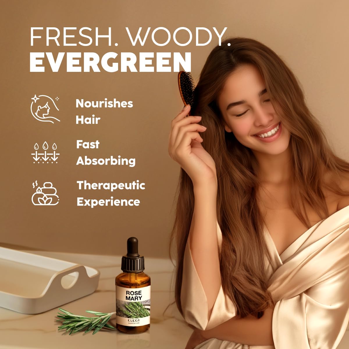 100% Pure & Natural Rosemary Oil for Hair, Skin, Aromatherapy & Soap Making Scent (4 Fl Oz / 118 ml)