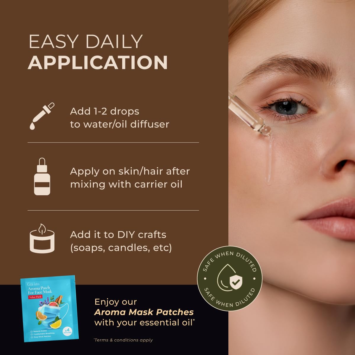 Gya Labs Australian Tea Tree Essential Oil for Skin - 0.34 Fl Oz - 100% Pure Natural Melaleuca Tea Tree Oil for Hair, Face, & Toenail, Piercings Scalp & Candle Making Scent