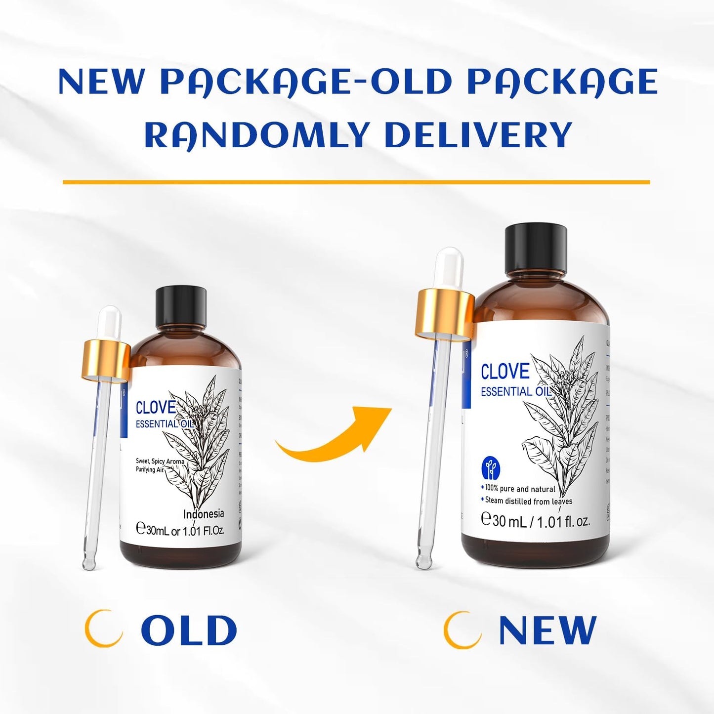 HIQILI 1 Fl Oz Clove Oil for Teeth and Gums, Oral Care, DIY Clean Spray, Aromatherapy, 100% Pure Natural Premium - 30ml