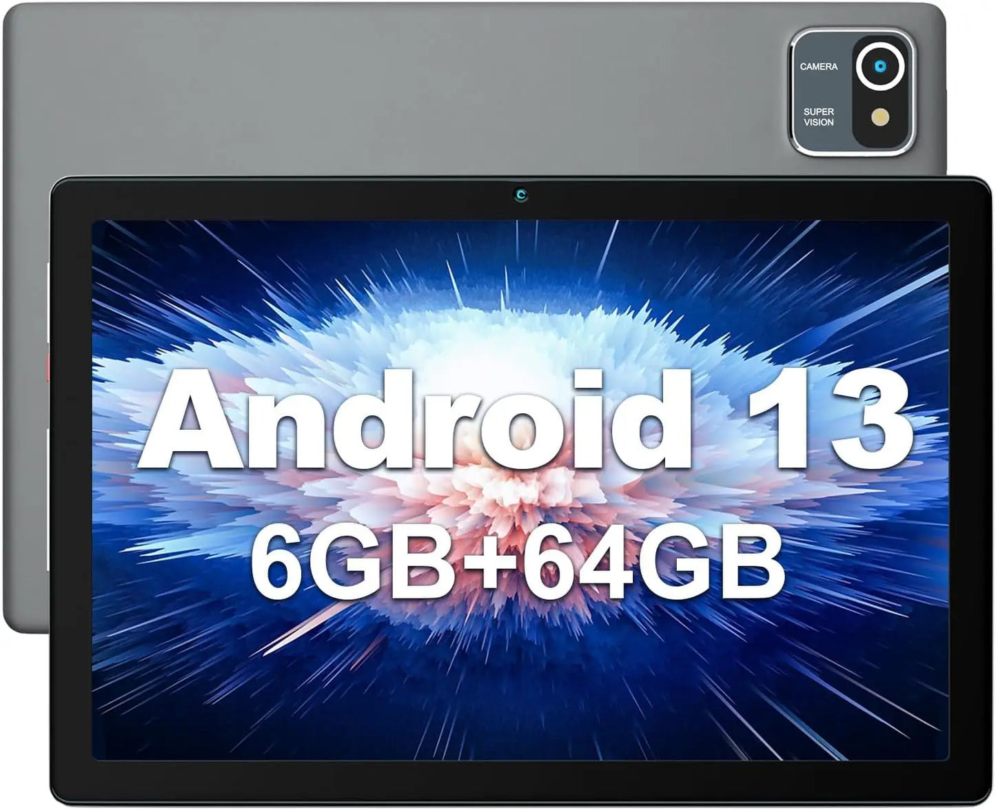 2025 MB1001 Tablet 10.1" HD, 6GB+64GB, 5MP Camera, 5000mAh, Android 13 Exp128GB