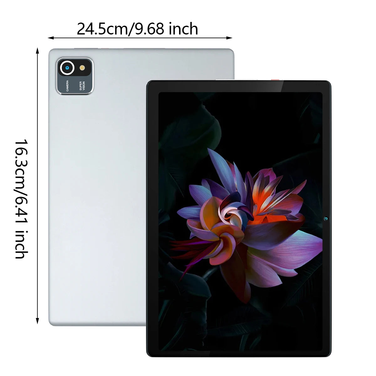 2025 MB1001 Tablet 10.1" HD, 6GB+64GB, 5MP Camera, 5000mAh, Android 13 Exp128GB
