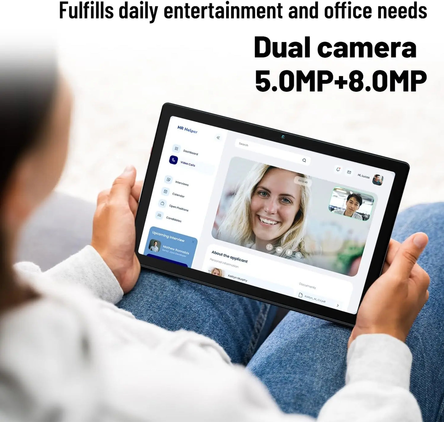 2025 MB1001 Tablet 10.1" HD, 6GB+64GB, 5MP Camera, 5000mAh, Android 13 Exp128GB