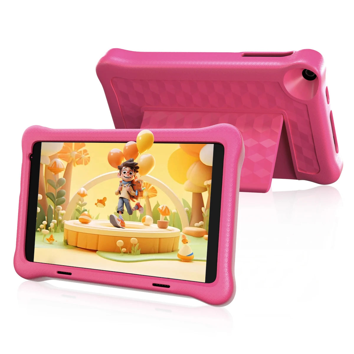 8" Kids Tablet Android 11 2GB+32GB Quad Core 5000mAh Eye-Protective w/ Case