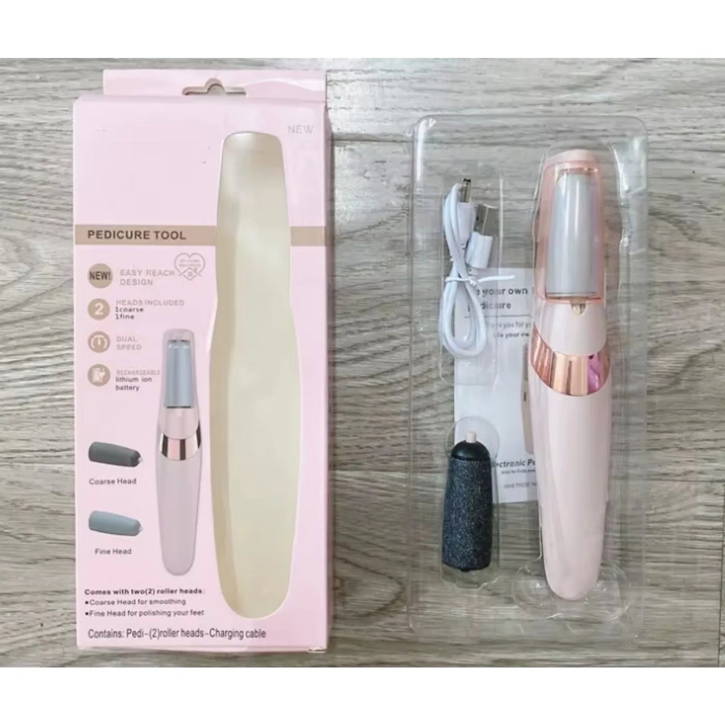 Rechargeable Electric Callus Remover Cordless Foot Dry Coarse Skin Calluses Heels